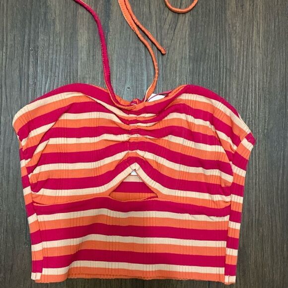 L Space Paloma Striped Crop Top - Picture 2 of 6